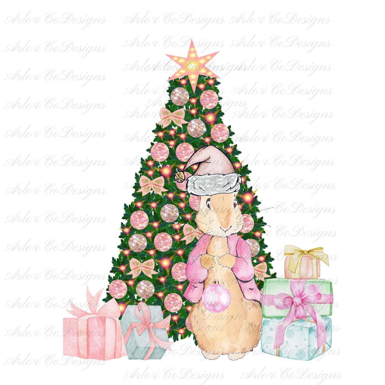 cottontail-pink-christmas-digital-download