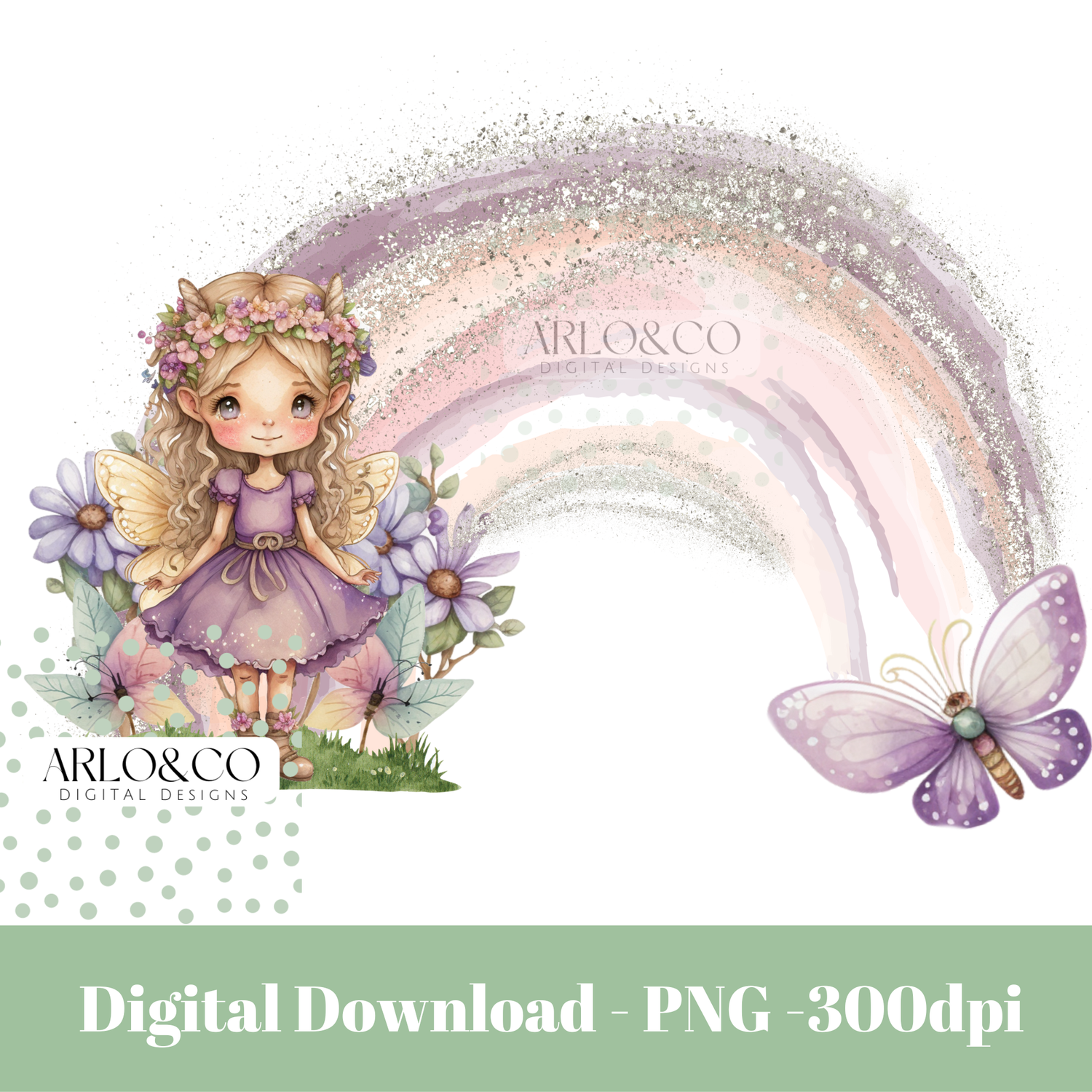 whimsical-fairy-butterfly-rainbow-digital-download