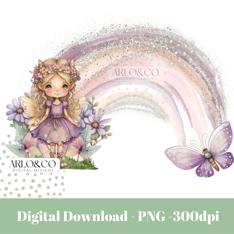 whimsical-fairy-butterfly-rainbow-digital-download