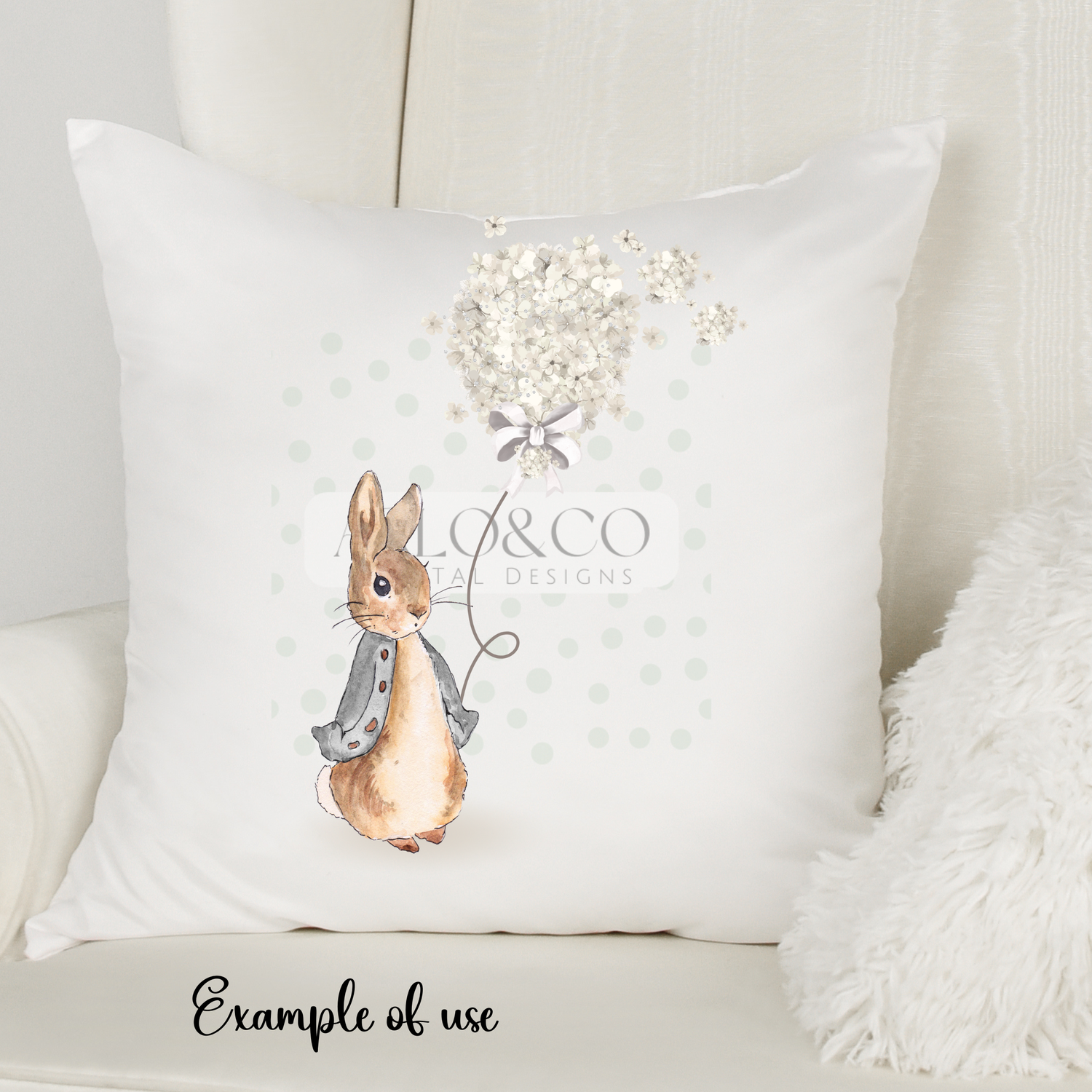 bunny-rabbit-with-blue-floral-balloon-digital-download