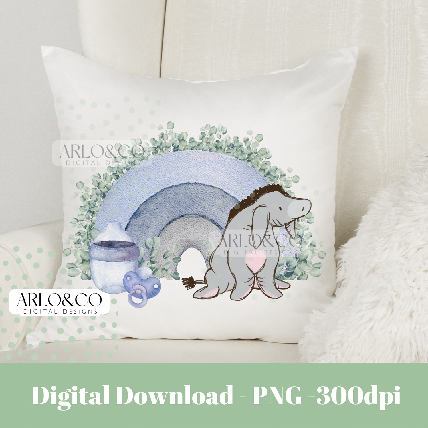 blue-eucalyptus-rainbow-baby-bottle-and-dummy-watercolour-digital-design