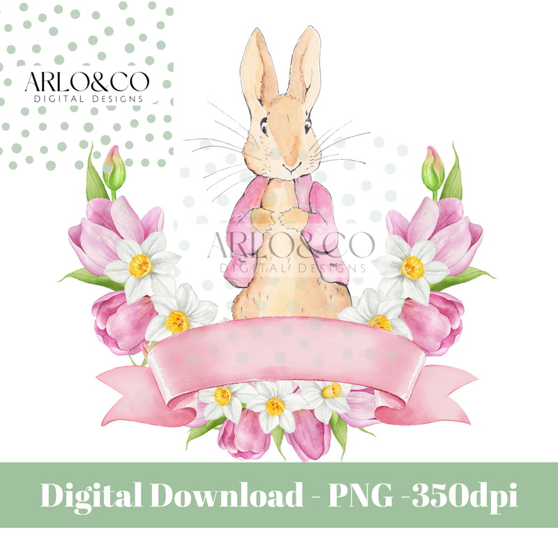 spring-easter-birthday-baby-shower-rabbit-frame-digital-design