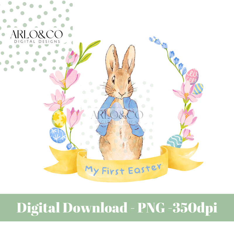 my-1st-easter-rabbit-frame-digital-design