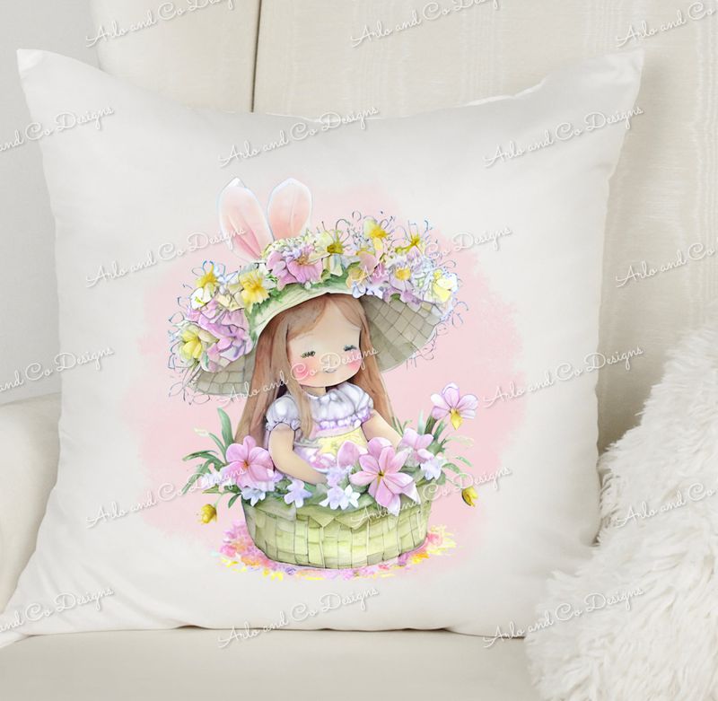 easter-bonnet-girl-basket-digital-download