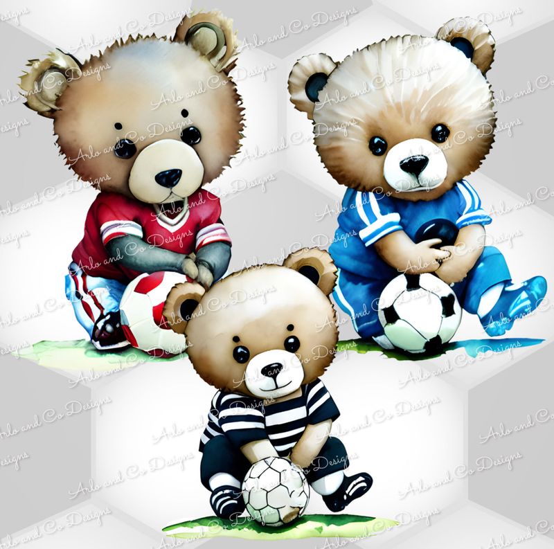 football-teddies-bundle-set-digital-download