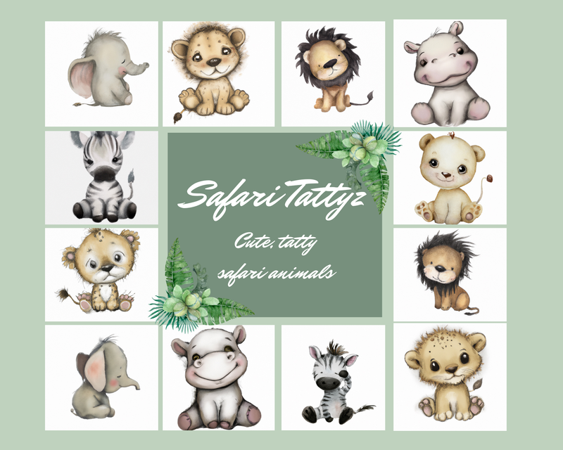 super-cute-tatty-chalk-painted-safari-animals-digital-download
