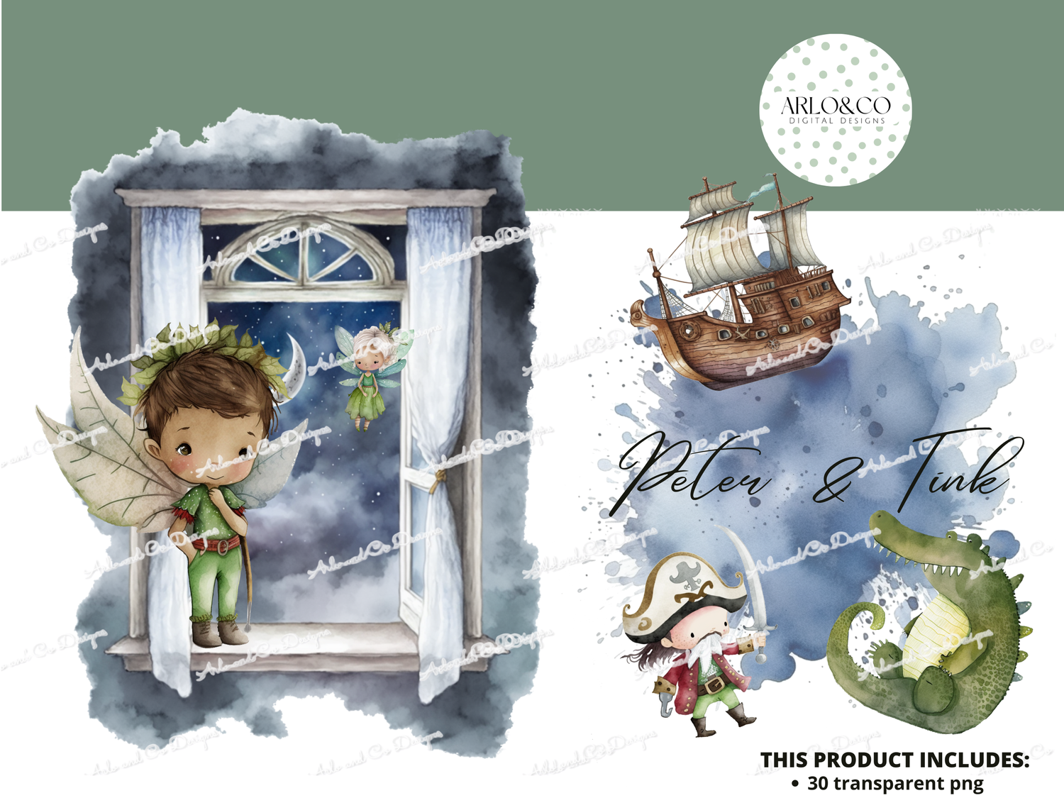 fairies-clipart-bundle-digital-download