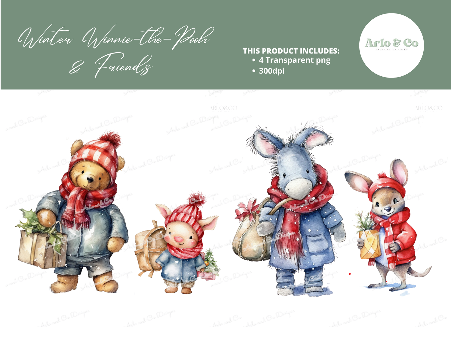 Winter Bear -friends-digital-download