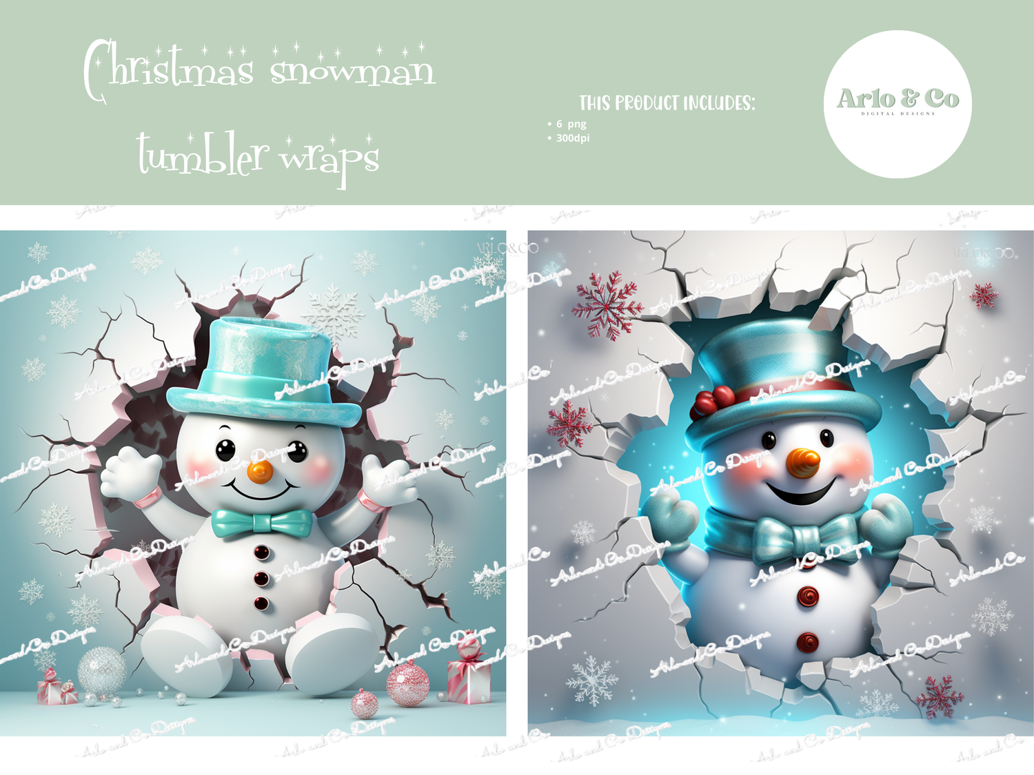 christmas-snowman-wraps-digital-download