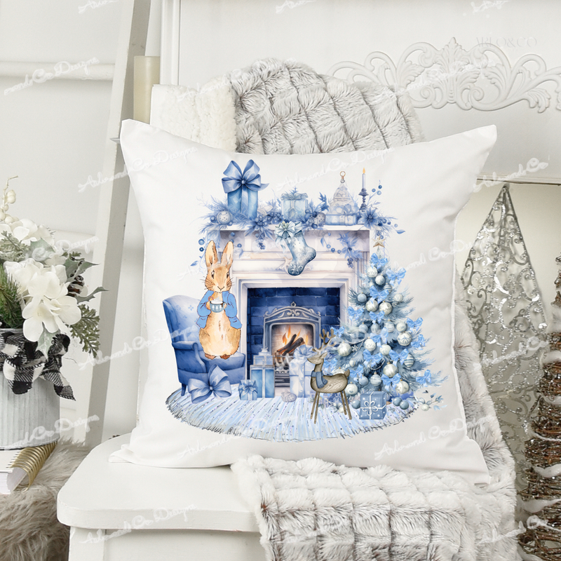 christmas-eve-blue-bunny-clipart-digital-download