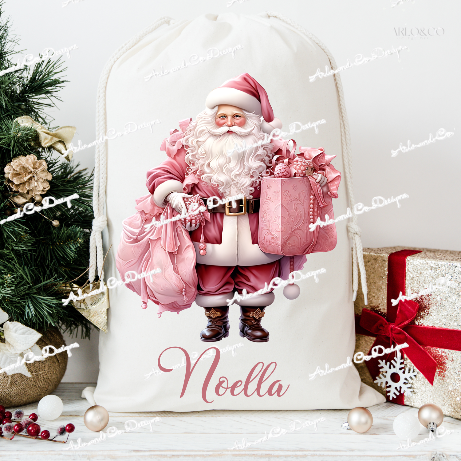 Pin Santa Digital Png Download