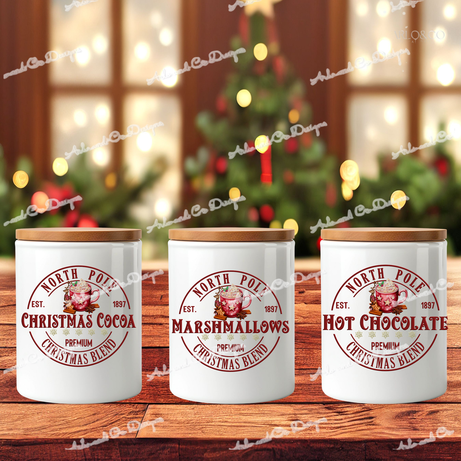 christmas-hot-drink-red-labels-set-clipart-digital-download