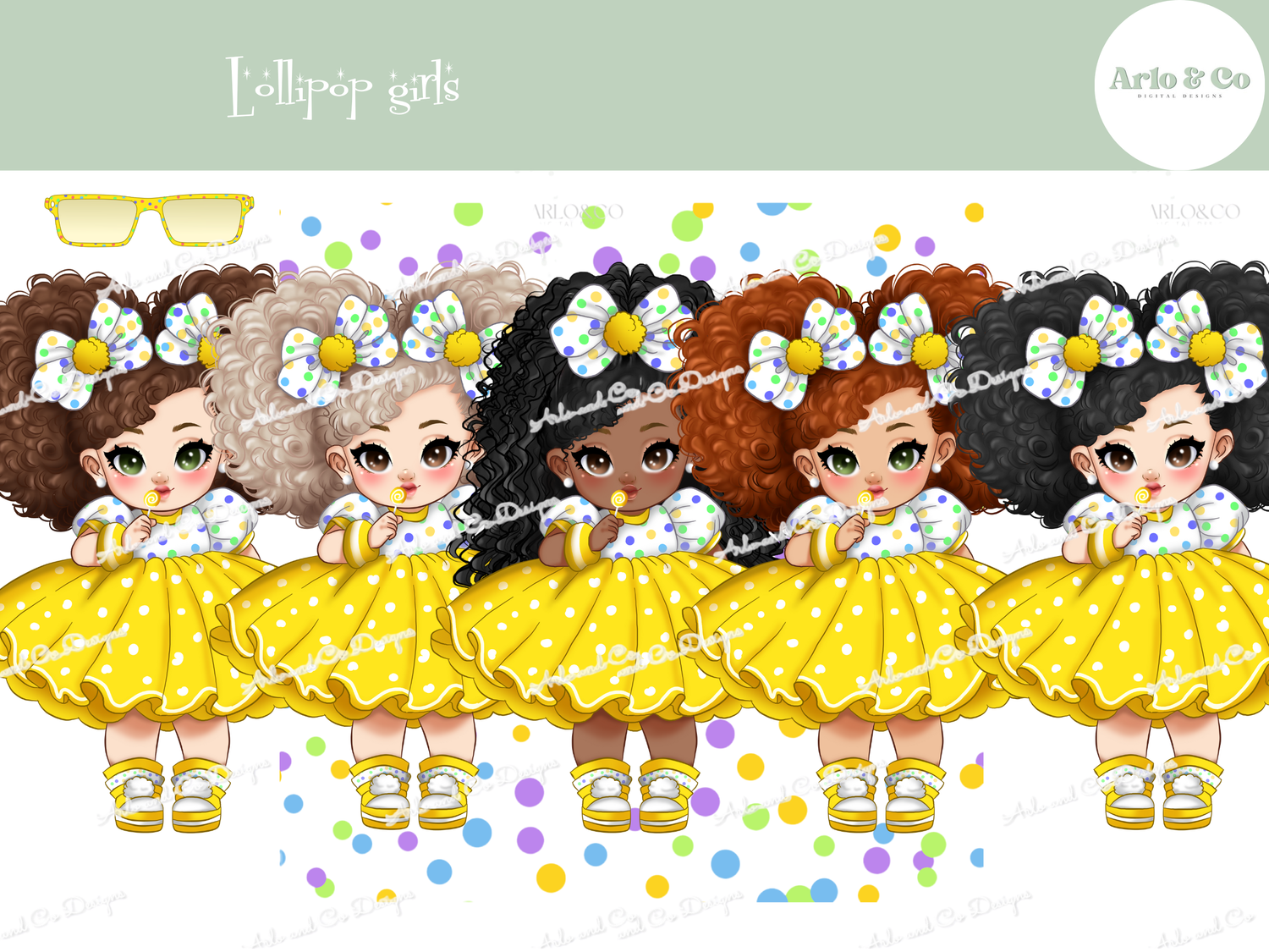 cute-spotty-lollipop-girls-character-dolls-clipart-set-fashion-doll-digital-download