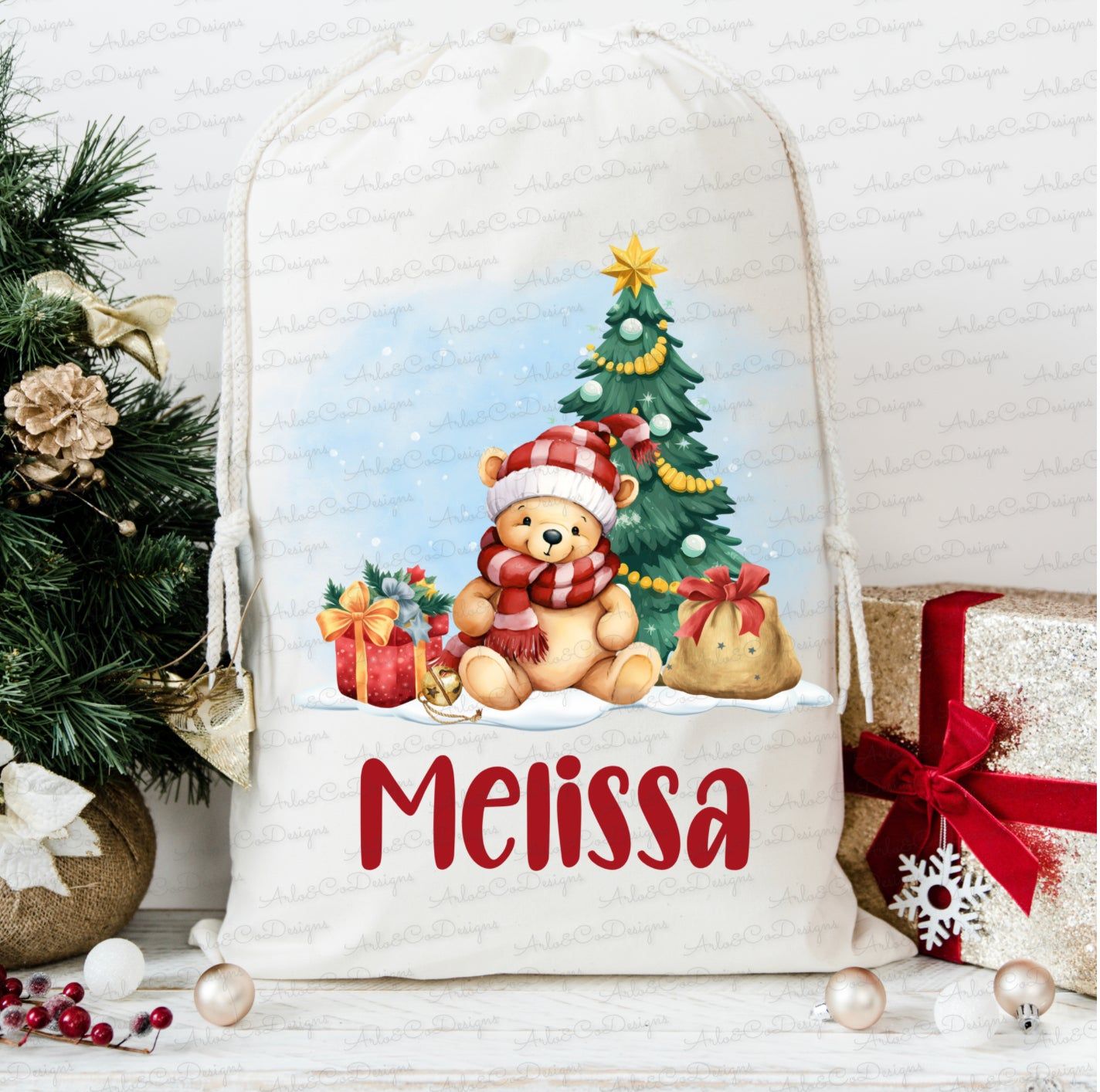 christmas-bear-6-digital-download