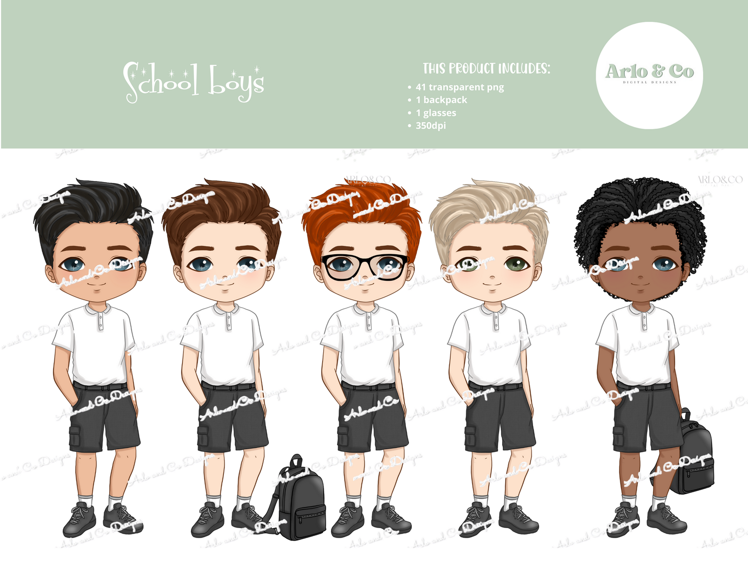 summer-school-boys-character-dolls-deluxe-full-set-digital-download-deluxe-pack