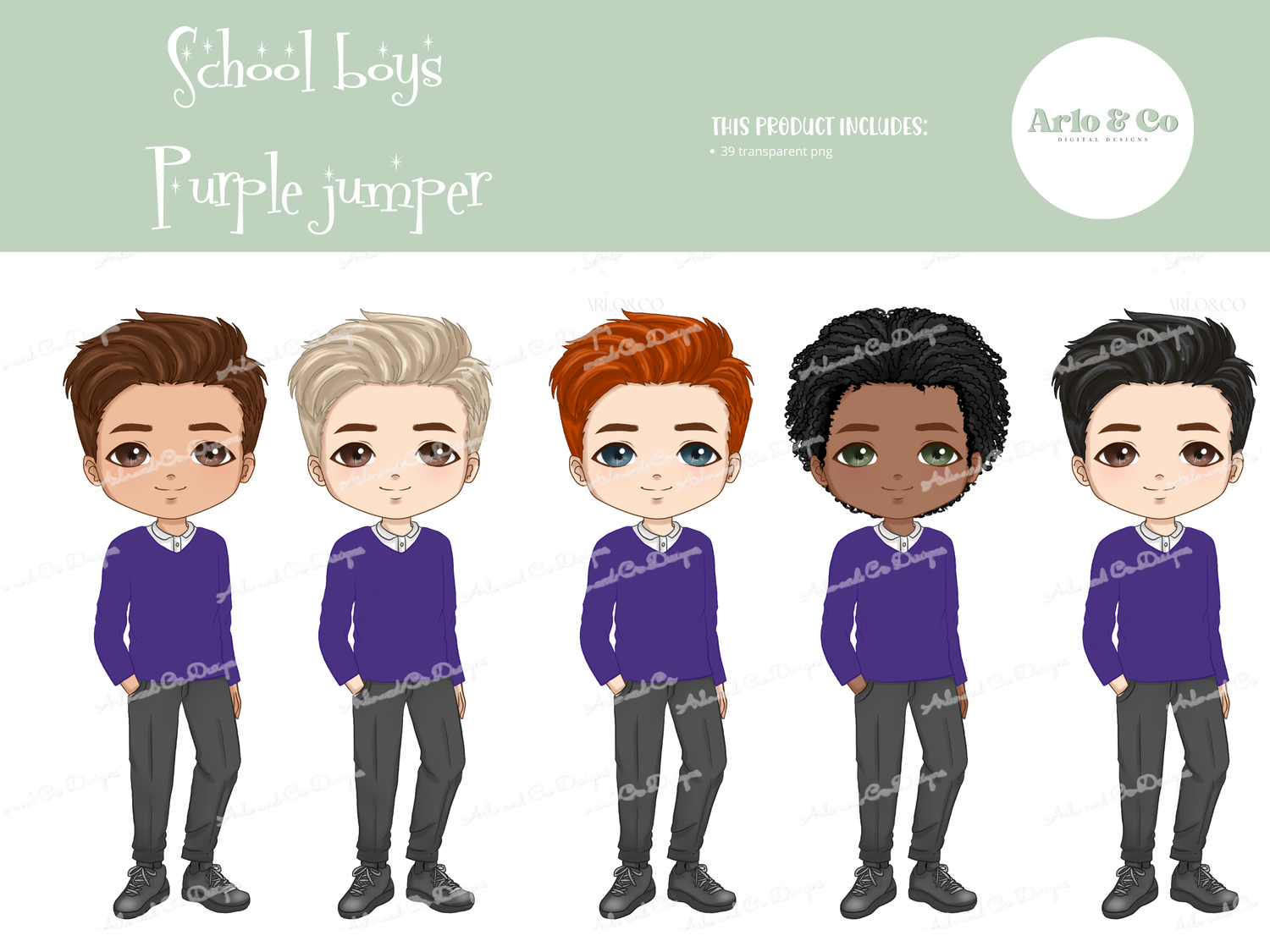 school-boys-purple-jumper-character-dolls-digital-download