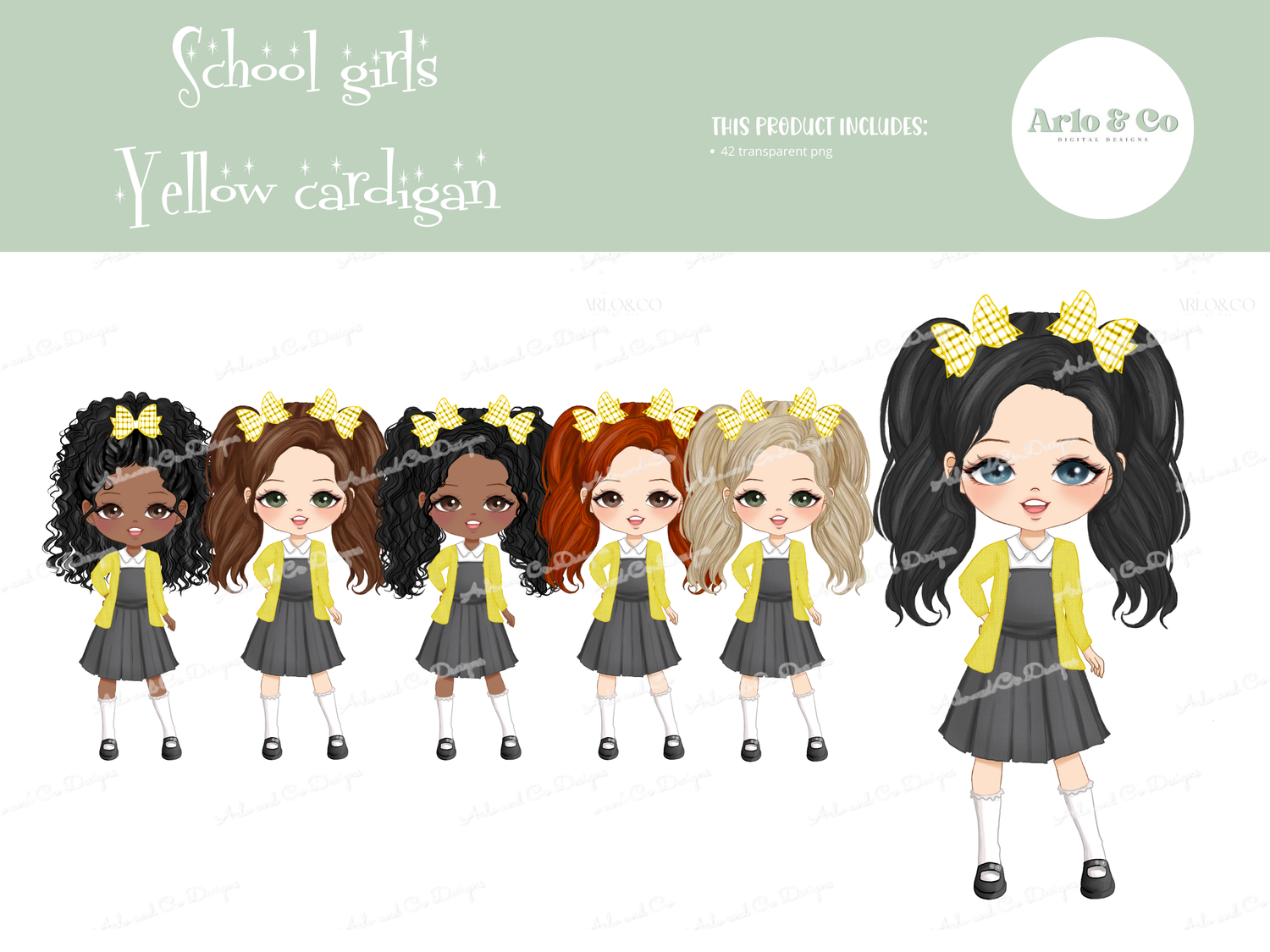 school-girl-character-dolls-yellow-cardigan-clipart-digital-download-copy