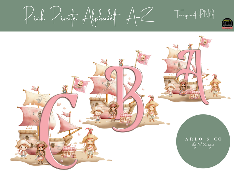 pink-pirate-alphabet-a-z-digital-download