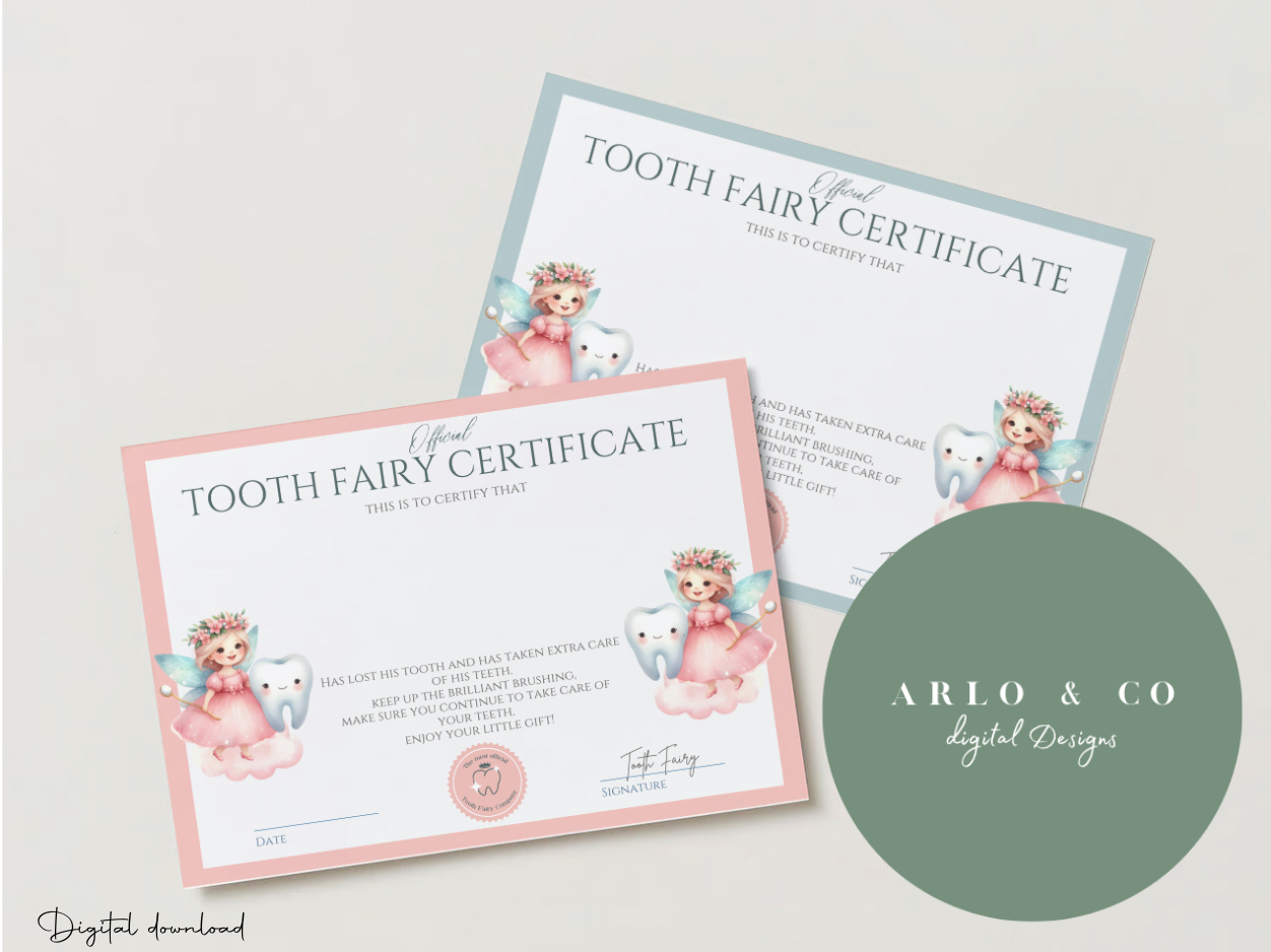 tooth-fairy-fairy-certificate-and-clipart-set-for-boys-and-girls-printable-png-pdf-and-jpg-digital-download