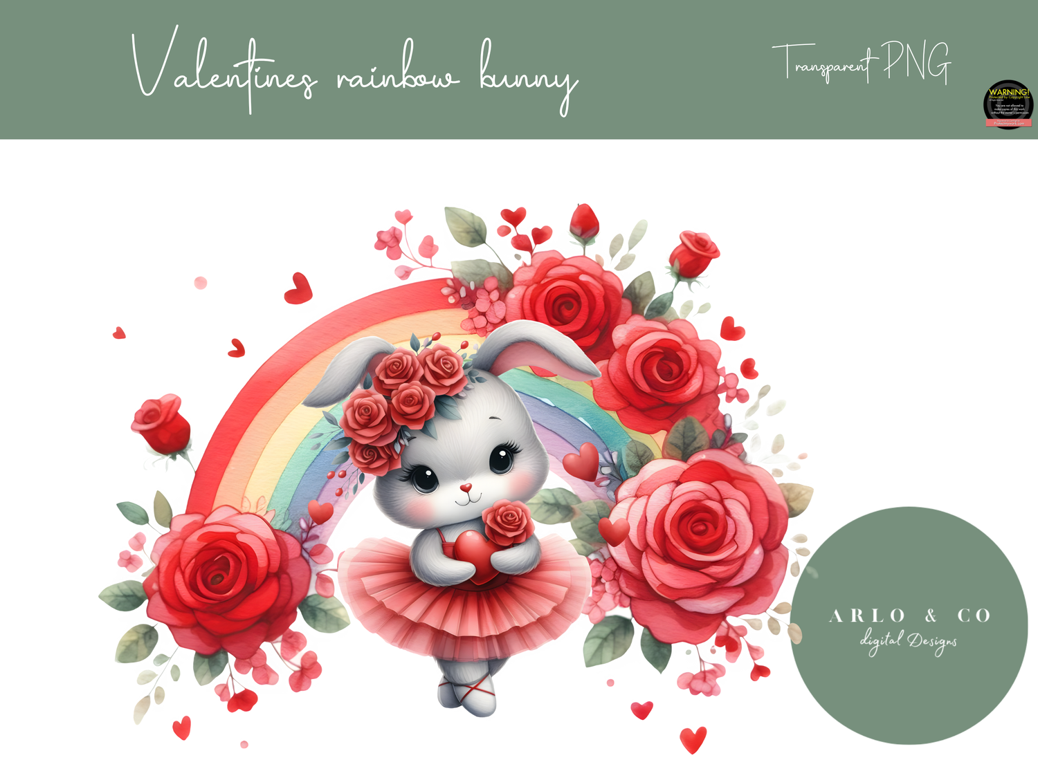 valentines-tutu-rainbowcbunny-clipart-set-digital-download
