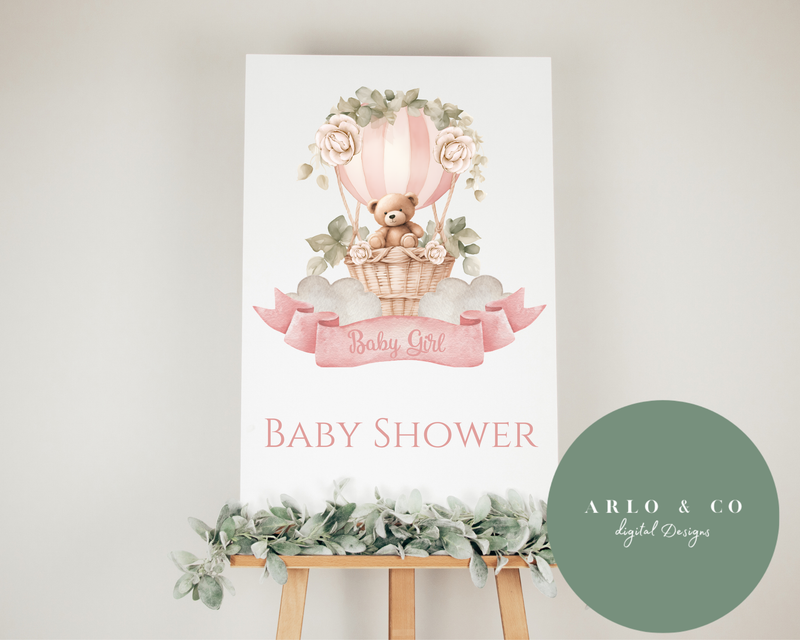 baby-pink-teddy-bear-balloon-clipart-digital-download