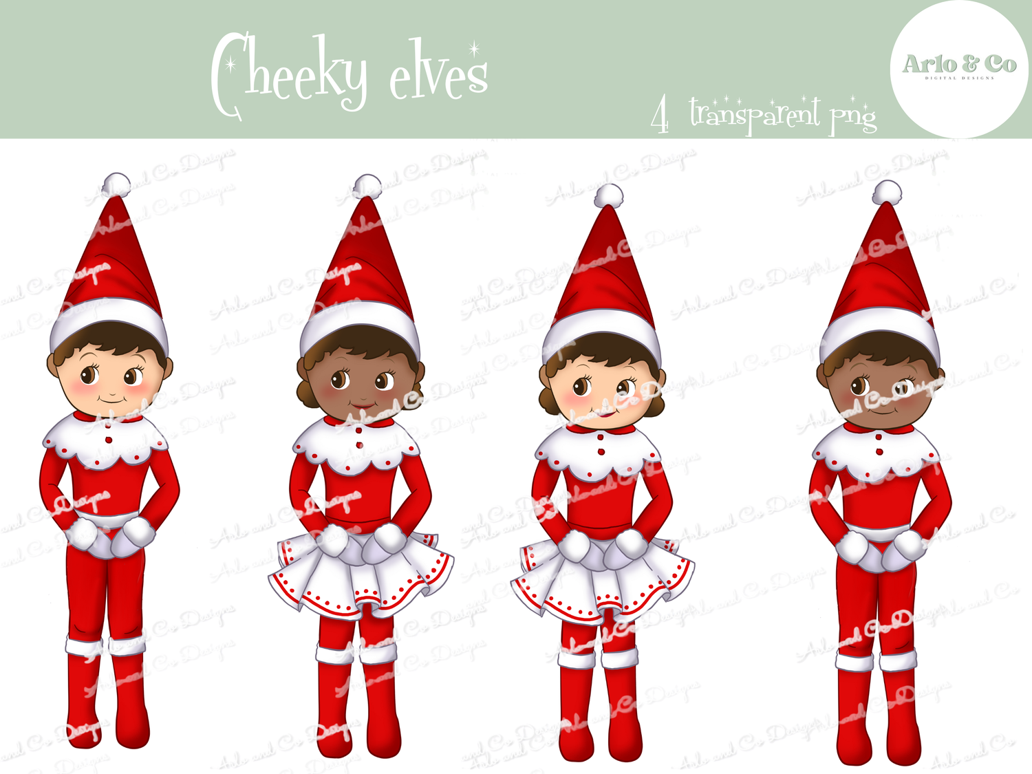 cheeky-christmas-elves-clipart-set-digital-download