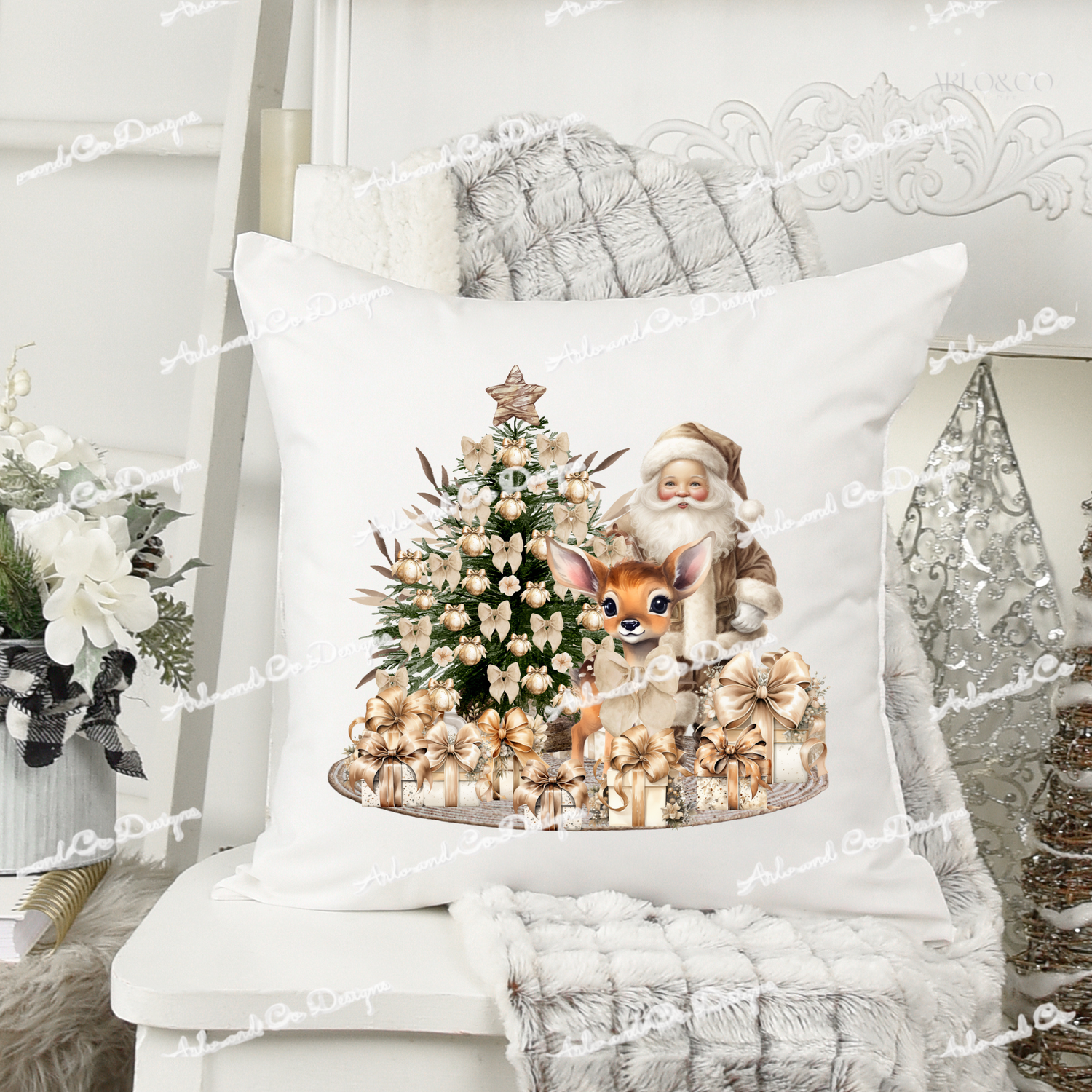 christmas-beige-santa-and-reindeer-png-clipart-digital-design