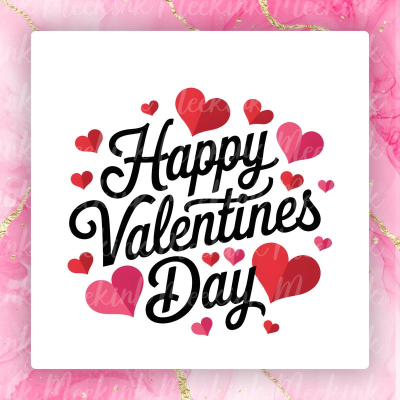 Happy Valentines Decal