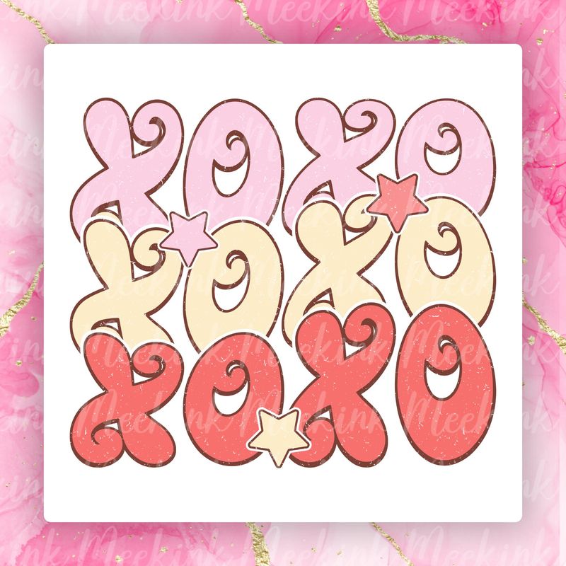 XOXO Valentines Decal