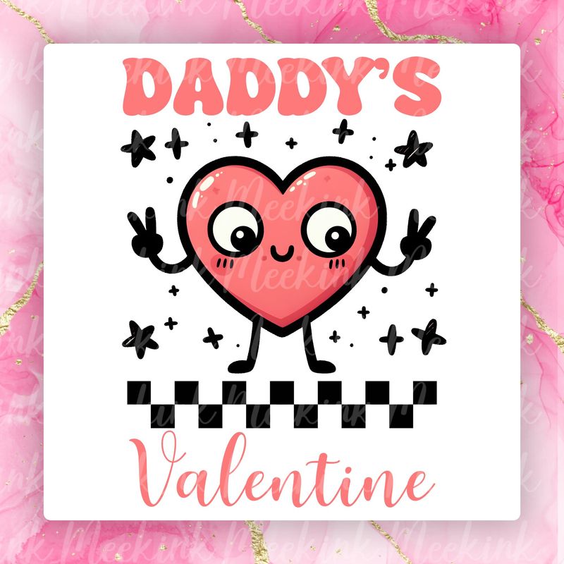 Daddy&#39;s Valentines Decal