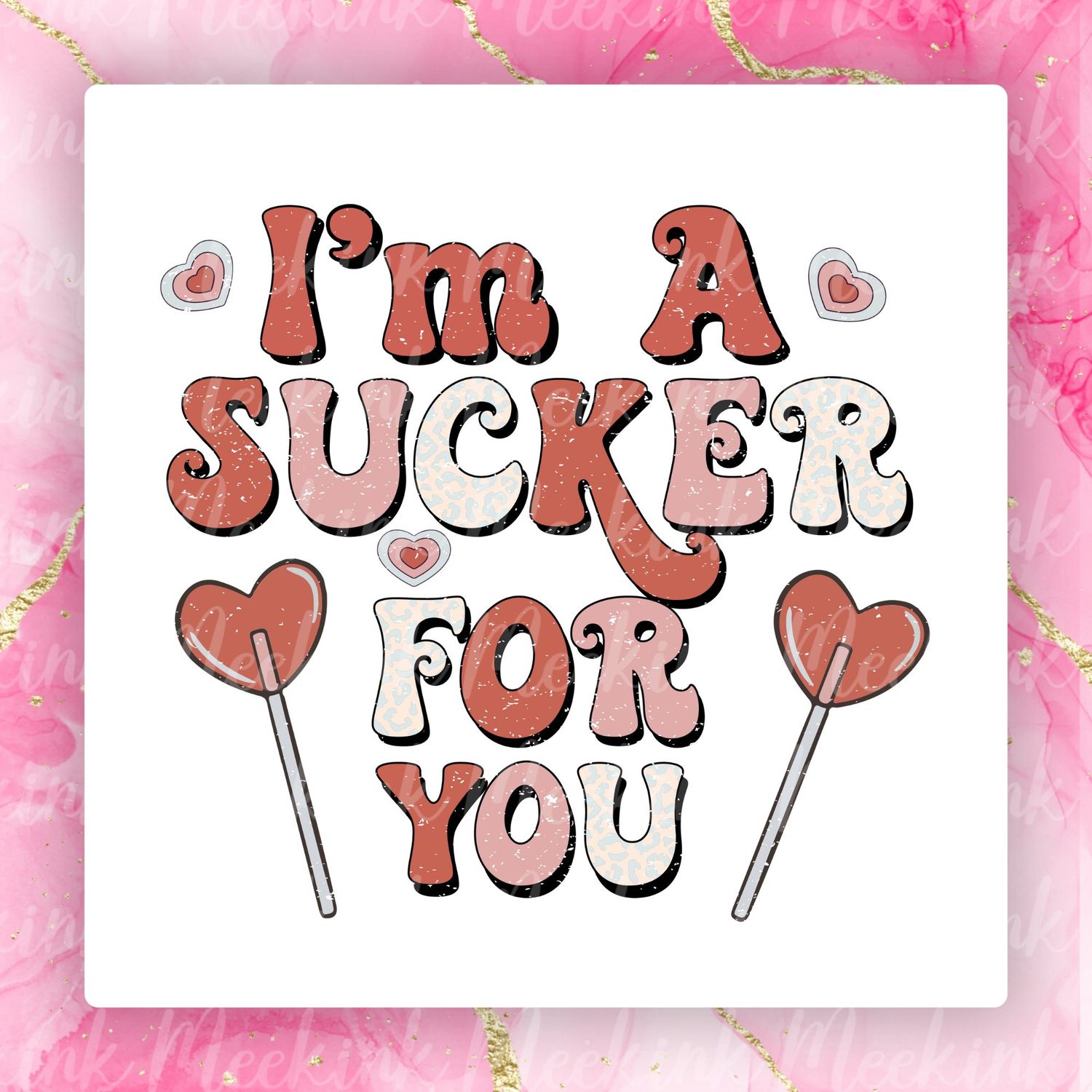 Sucker For You Valentines Decal