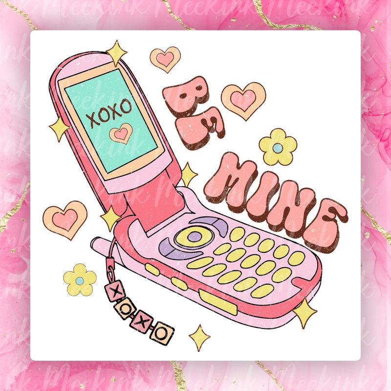 Be Mine Valentines Decal