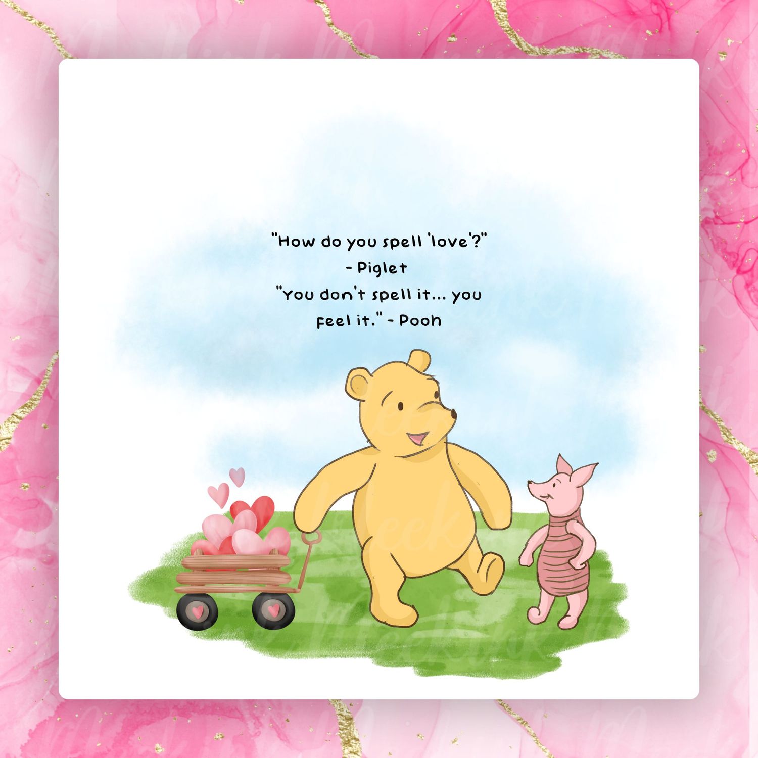 Bear Valentines Decal 2