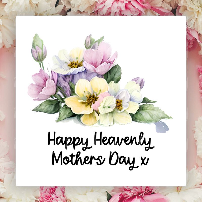 Heavenly Mothers Day UVDTF or DTF Decal