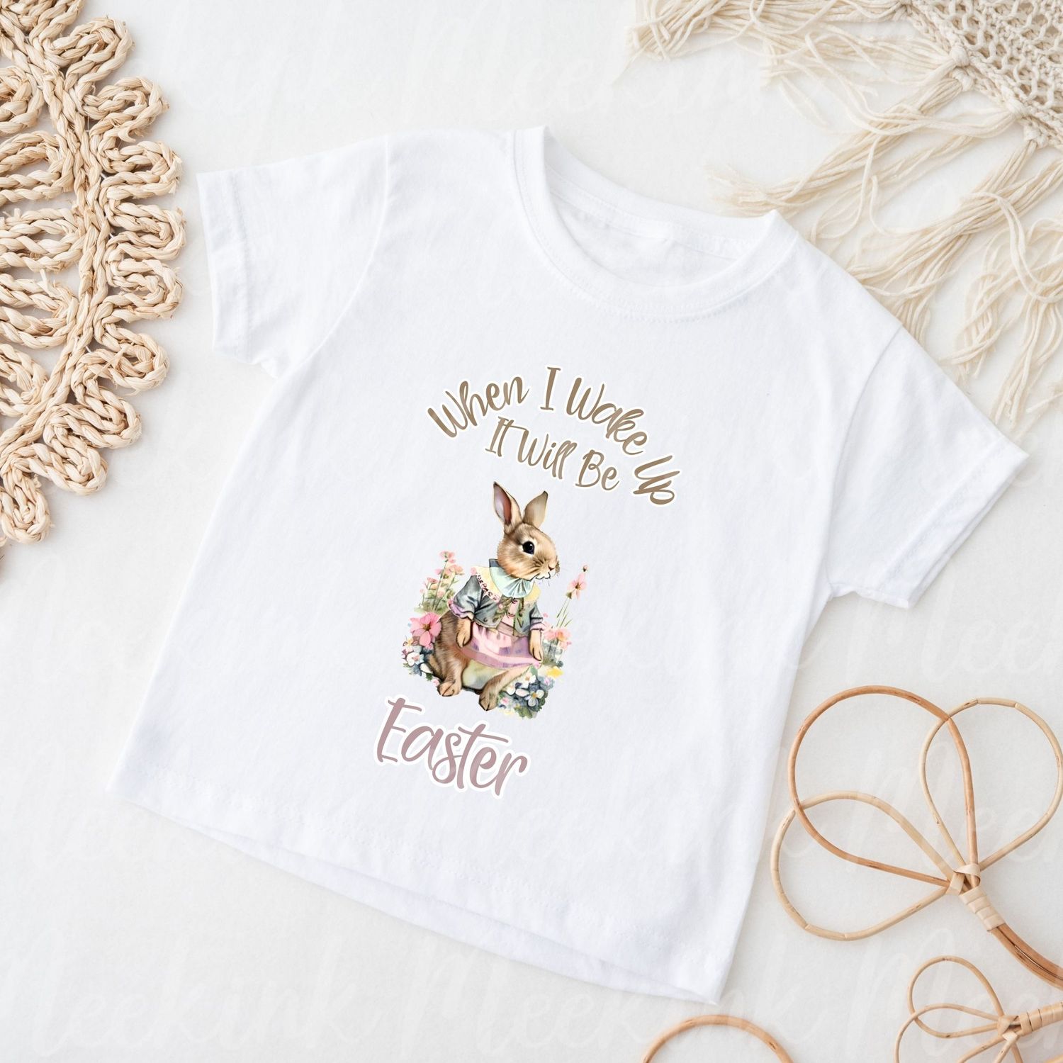 When I Wake Up Easter Design 4 DTF Decal
