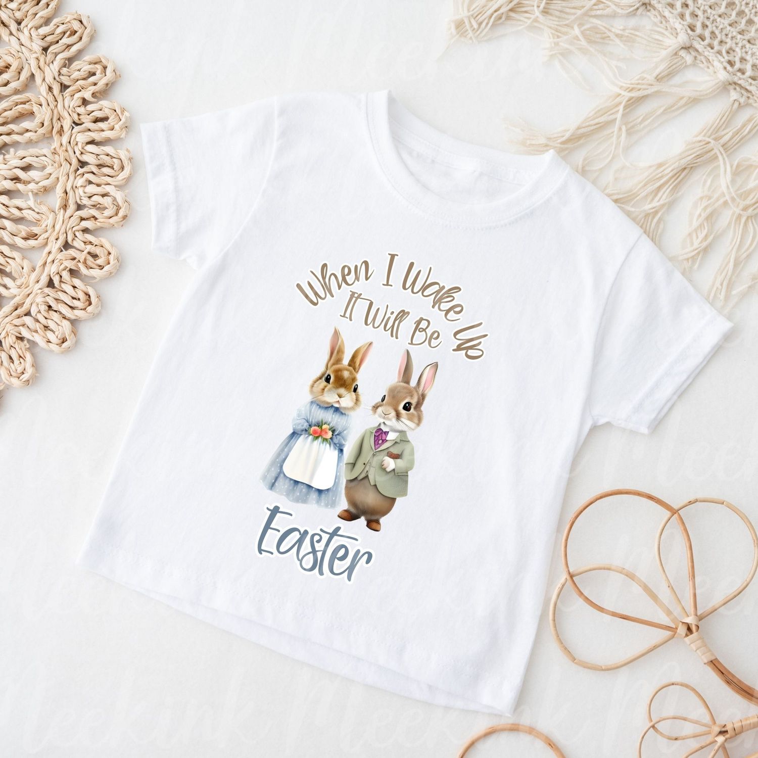 When I Wake Up Easter Design 7 DTF Decal