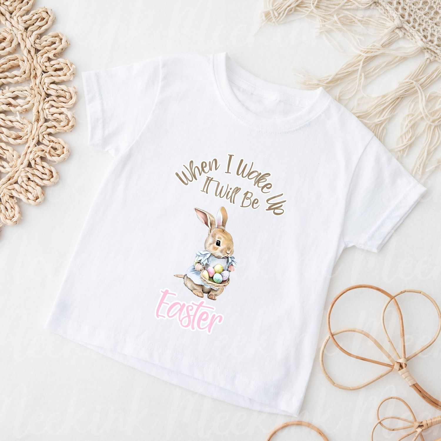 When I Wake Up Easter Design 2 DTF Decal