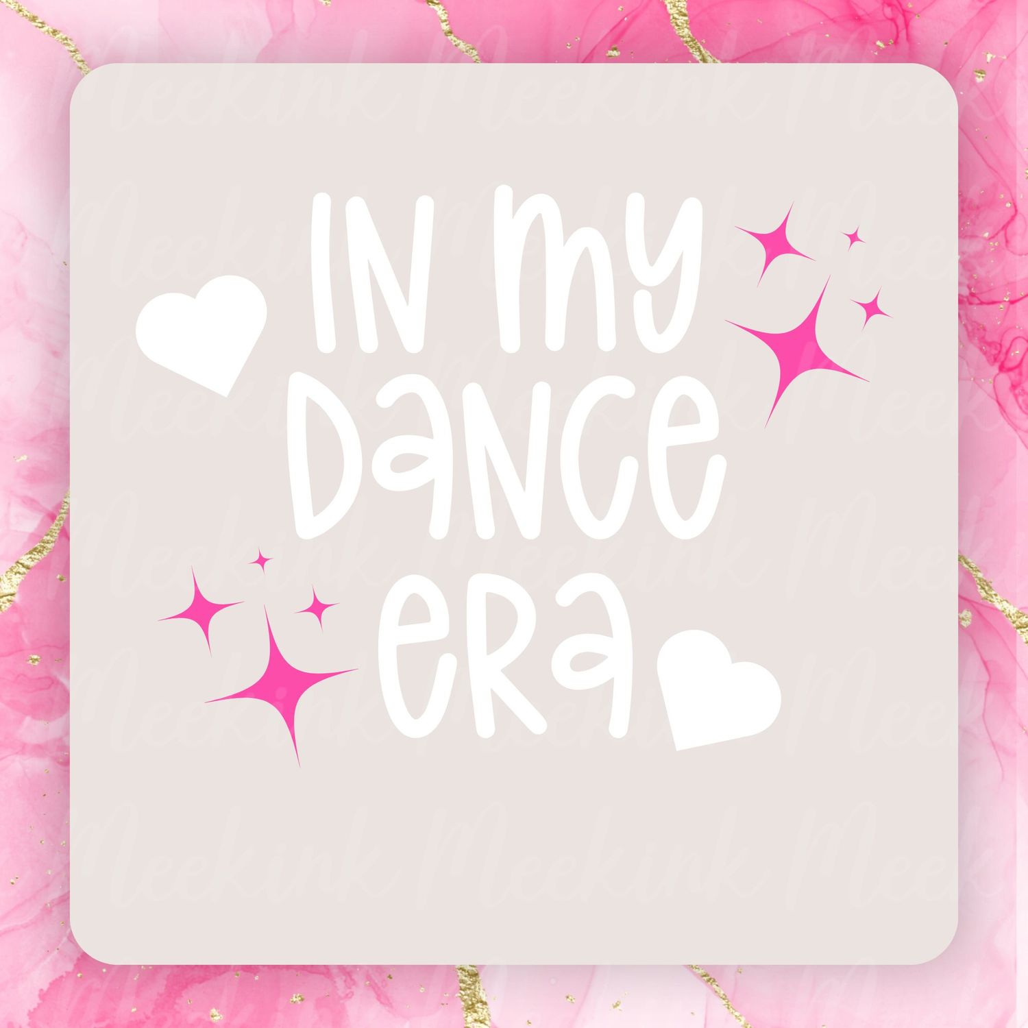 In My Dance Era PNG Digital Design