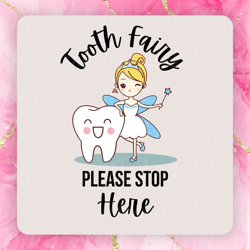 Tooth Fairy Wand PNG Digital Design