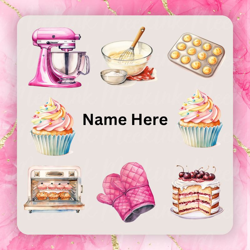 Baking Design PNG Digital Design