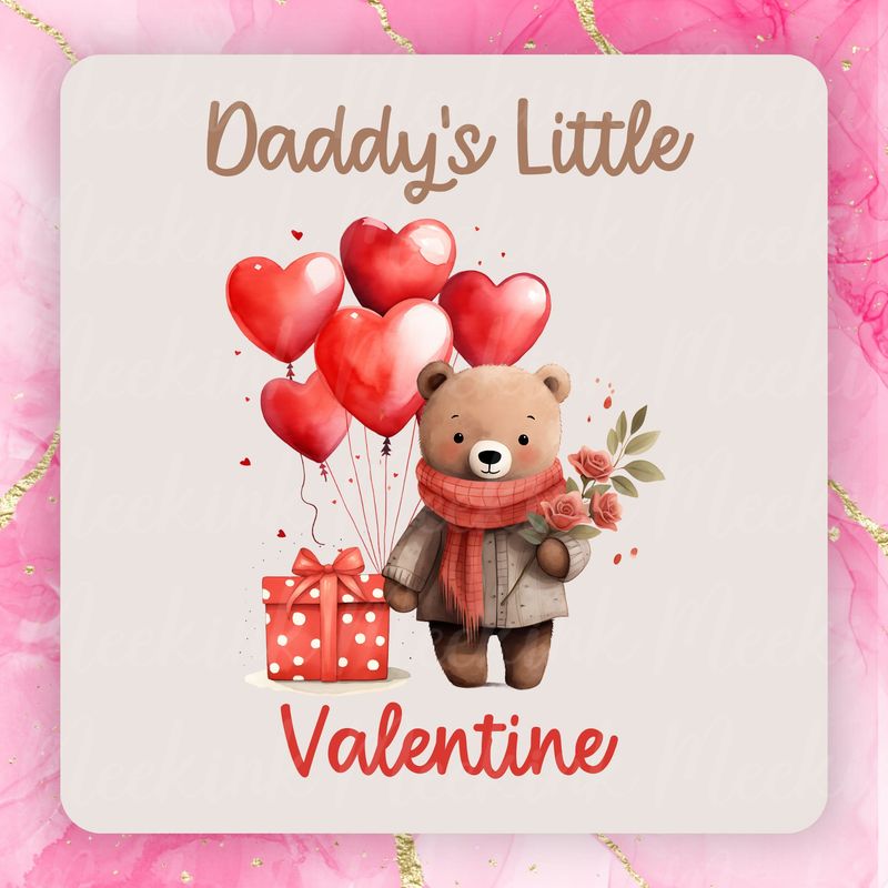 Daddy&#39;s Little Valentine Digital Design