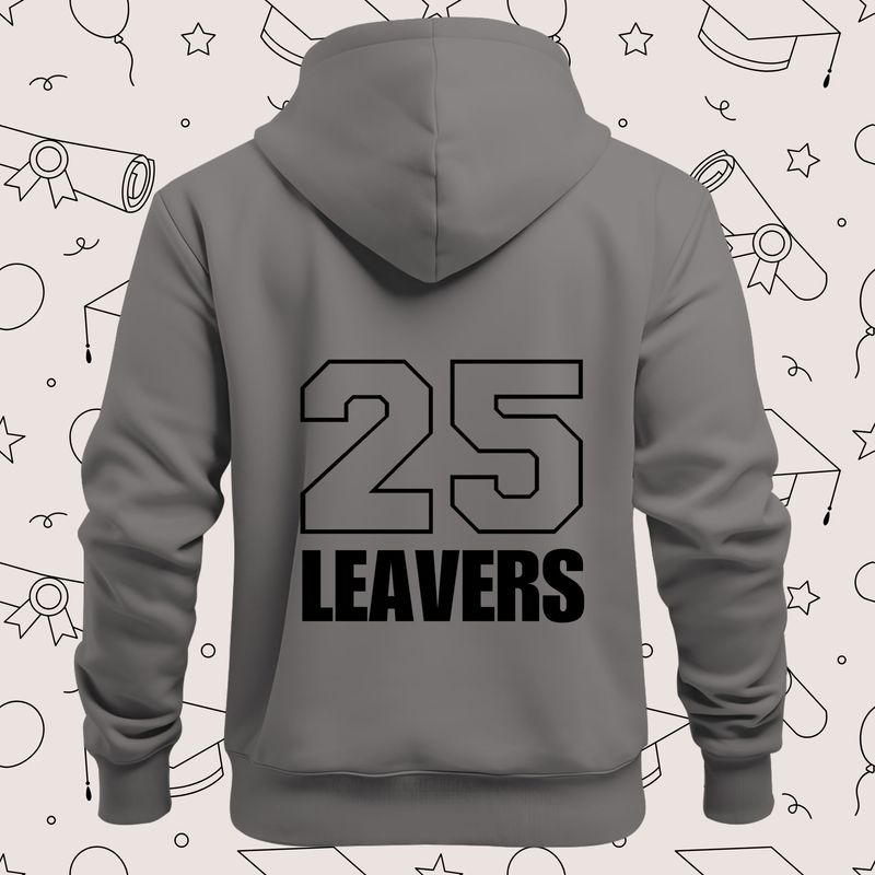 Leavers 25 Black Design 1 DTF Decal