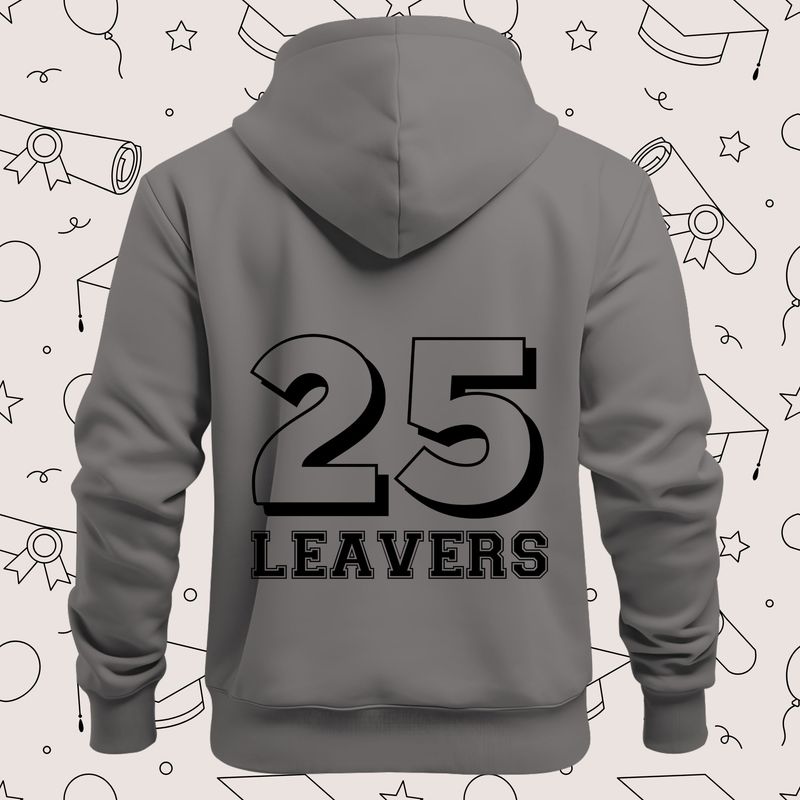 Leavers 25 Black Design 3 DTF Decal