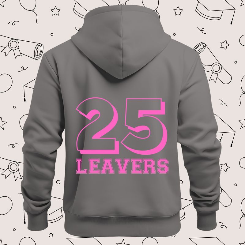 Leavers 25 Pink Design 3 DTF Decal