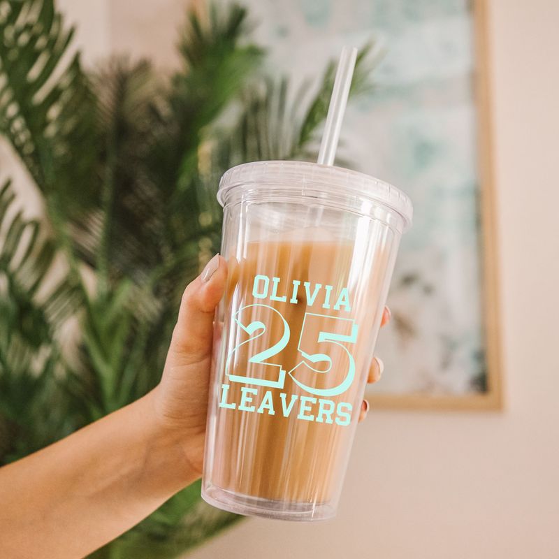 Mint Green Leavers 25 Personalised UVDTF