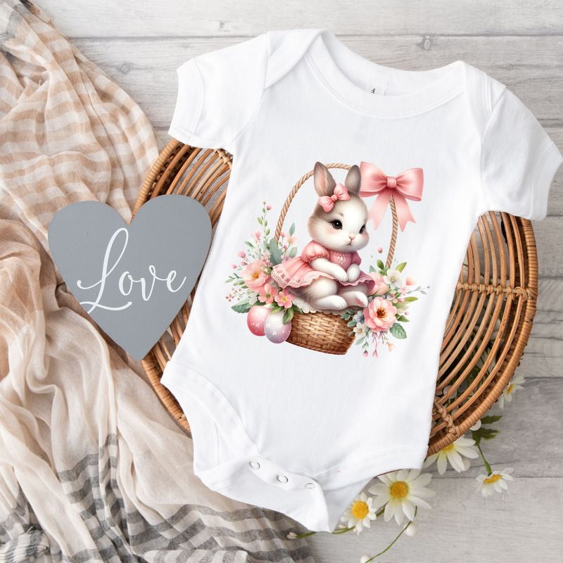 Easter Bunny Swing Design 2 UVDTF or DTF Decal