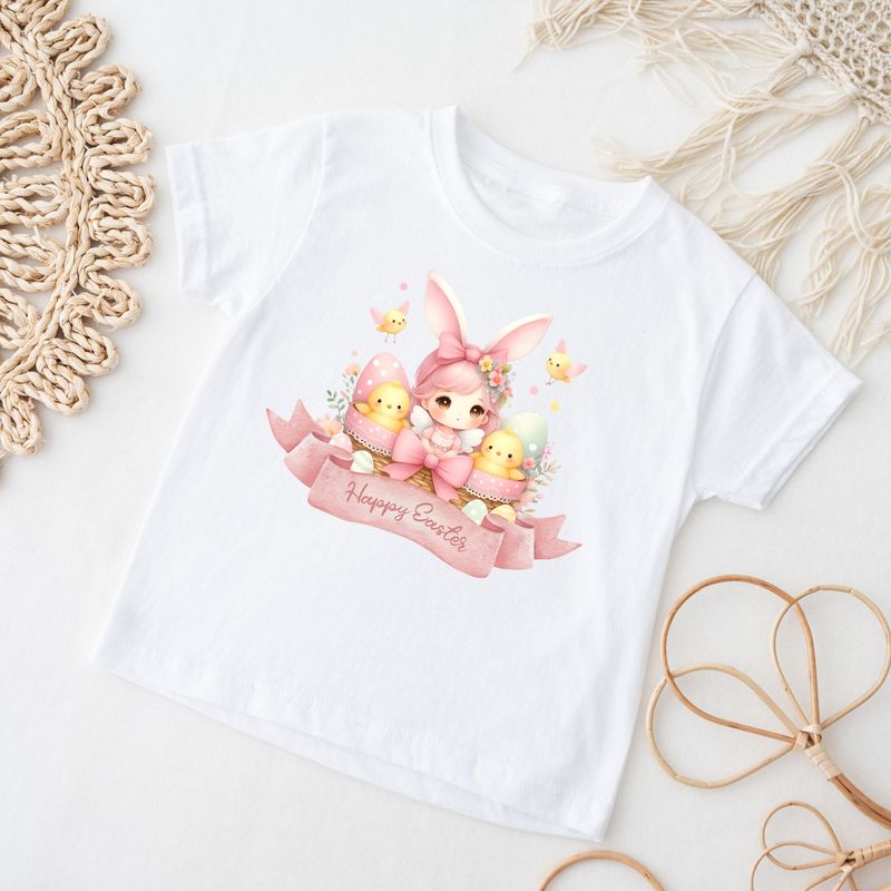 Pink Easter Fairy Chicks Design 3 UVDTF or DTF Decal