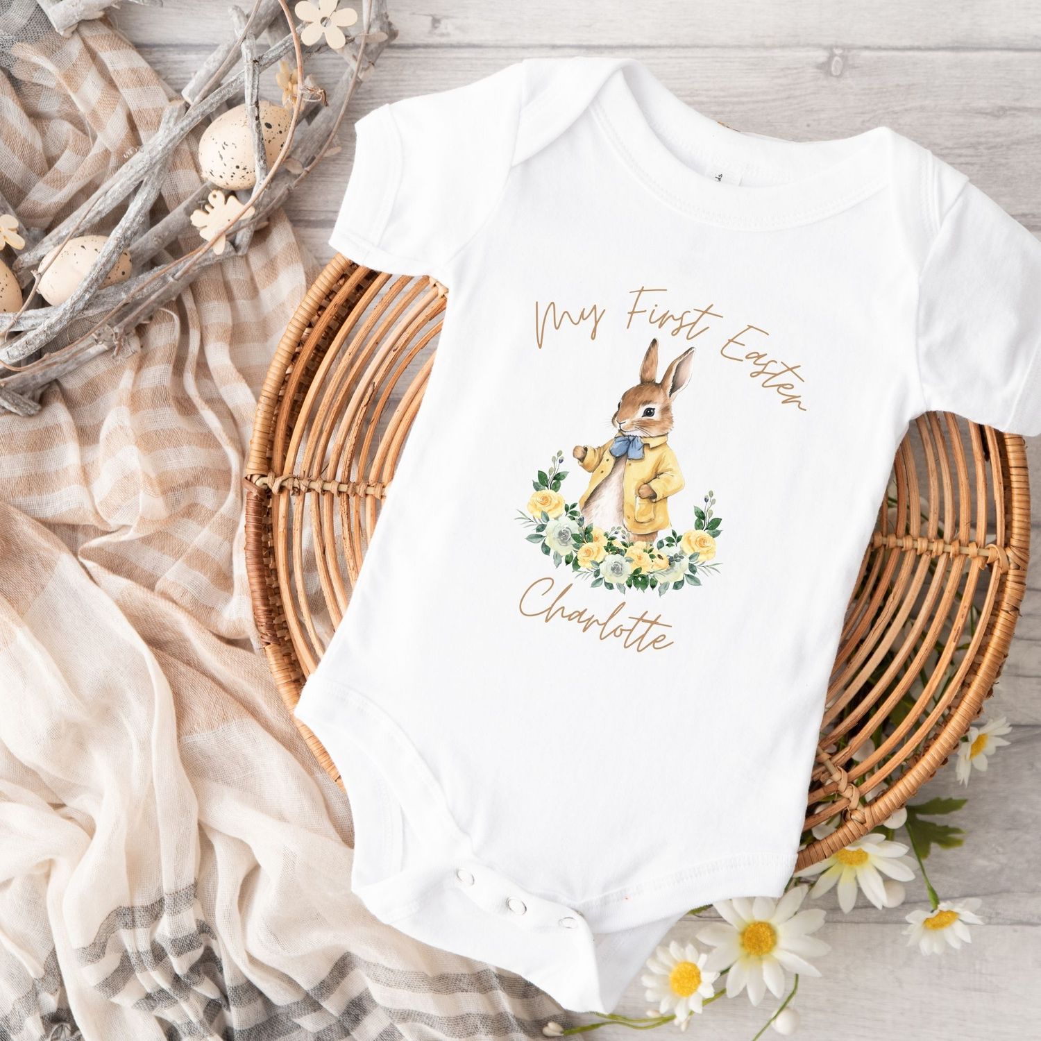 Parker Easter Bunny Personalised My First Easter DTF Print Design 2