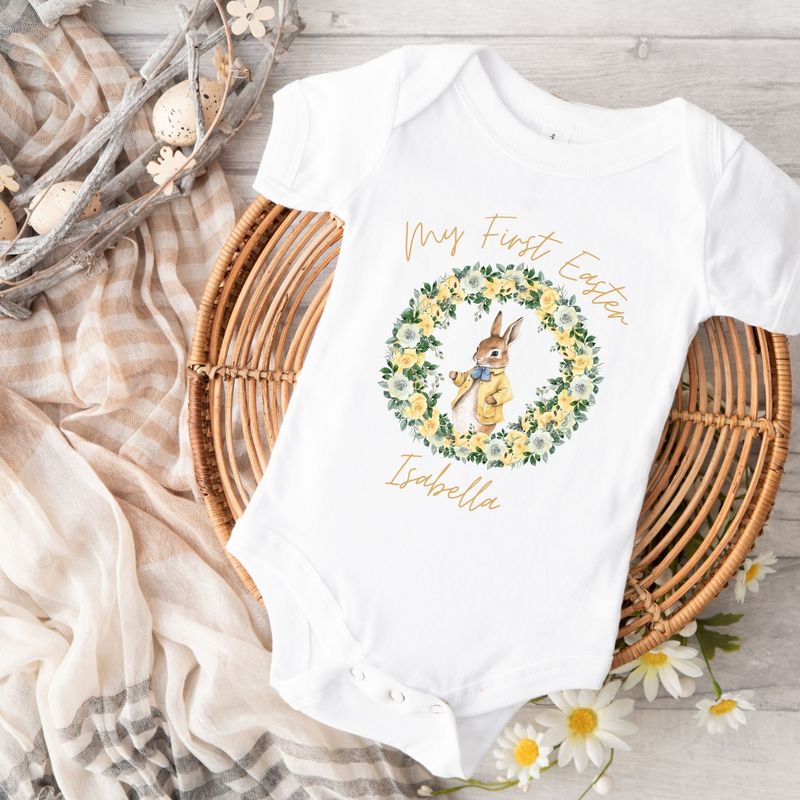 Parker Easter Bunny Personalised My First Easter DTF Print Design 3