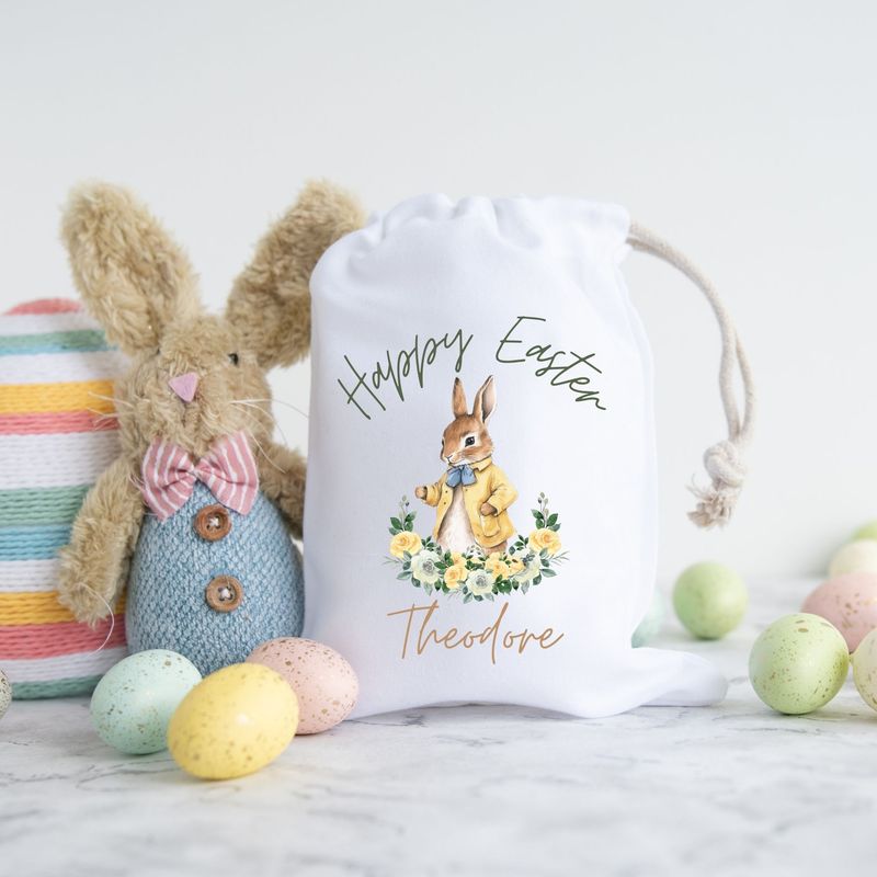Parker Easter Bunny Personalised Happy Easter DTF Print